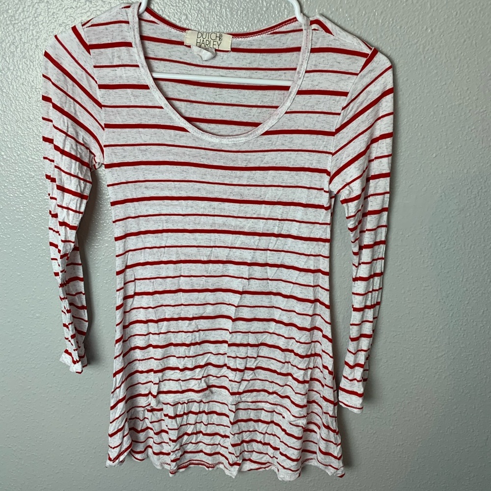Dutch and Harvey striped basic tee